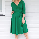 Amelia Dress in green