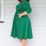 Amelia Dress in green