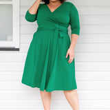 Amelia Dress in green