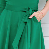 Amelia Dress in green
