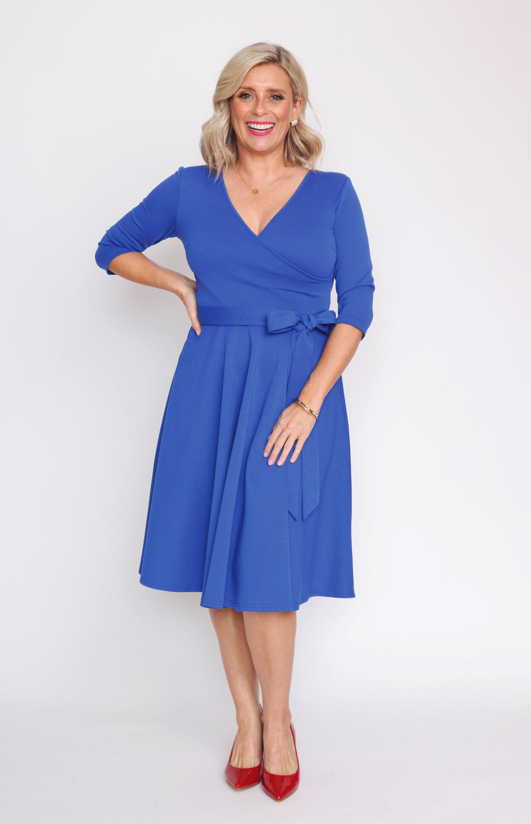 Amelia Dress in blue