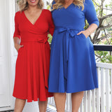 Amelia Dress in blue