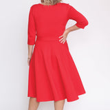 Amelia Dress in red