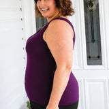 Bamboo Cami in mulberry