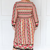 Barbados Midi Dress in charmed stripe