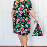 Beach Dress in kasumi black