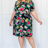 Beach Dress in kasumi black