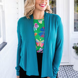 Bella Bamboo Cardie long sleeve in jewel