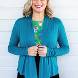 Bella Bamboo Cardie long sleeve in jewel