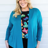 Bella Bamboo Cardie long sleeve in jewel