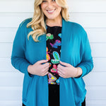 Bella Bamboo Cardie in Jewel by Maiocchi – soft bamboo cardie