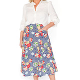 Bella Skirt in peach blossoms