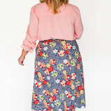 Bella Skirt in peach blossoms
