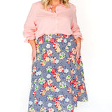 Bella Skirt in peach blossoms