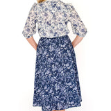 Bella Skirt in navy swoon
