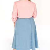 Bella Skirt in light denim