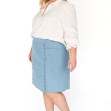 Betty Skirt in light denim