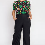 Best-selling Bianca Pant in black - perfect for work to weekend - by Maiocchi