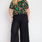 Best-selling Bianca Pant in black - perfect for work to weekend - by Maiocchi