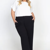 Bianca Ponte Pant in black
