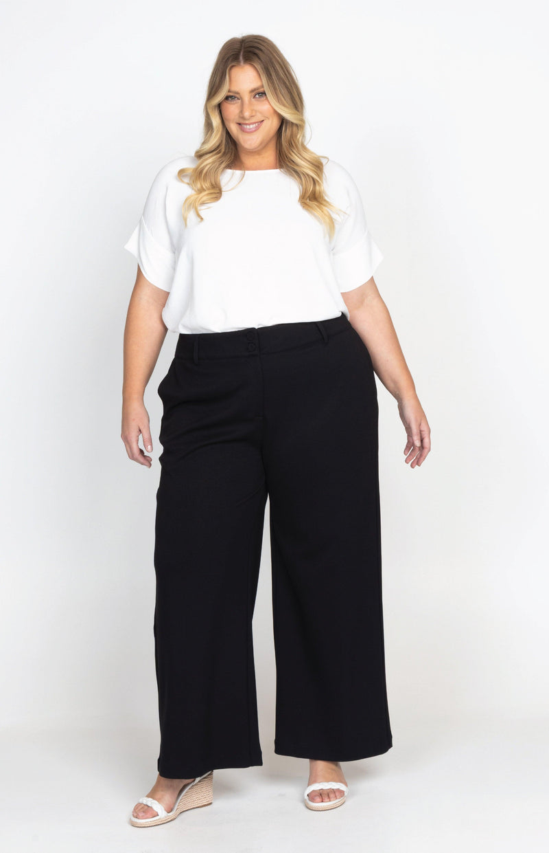 PRE-ORDER Bianca Ponte Pant in black