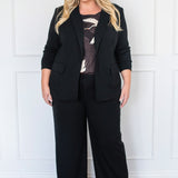 Bianca Slim Ponte Pant in black