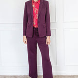 Manhattan Ponte Blazer in mulberry