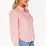 PRE-ORDER Blossom Blouse in pink lace