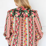 Carrie Blouse in charmed stripe