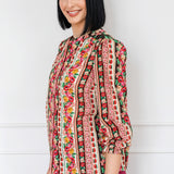 Carrie Blouse in charmed stripe