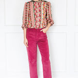 Carrie Blouse in charmed stripe