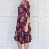 Lucinda Dress in leading lady plum