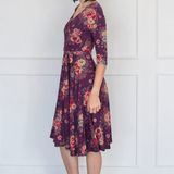 Lucinda Dress in leading lady plum