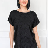 Poppy Top in black