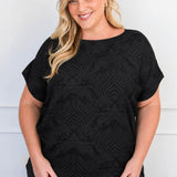 Poppy Top in black