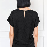 Poppy Top in black
