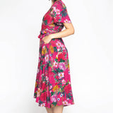 Eleanor Dress in kasumi pink