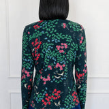 Holiday Tee Long Sleeve in enchanted petrol