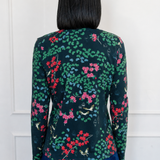 Holiday Tee Long Sleeve in enchanted petrol