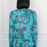 Holiday Tee Long Sleeve in enchanted teal