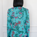 Holiday Tee Long Sleeve in enchanted teal