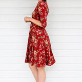Cleo Dress in charmed rose