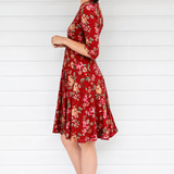 Cleo Dress in charmed rose