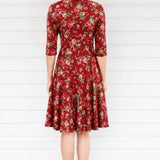 Cleo Dress in charmed rose