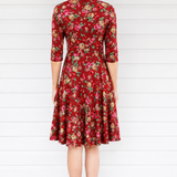 Cleo Dress in charmed rose