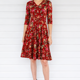 Cleo Dress in charmed rose