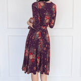 Lucinda Dress in leading lady plum