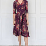 Lucinda Dress in leading lady plum