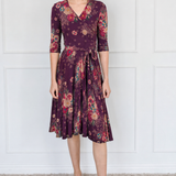 Lucinda Dress in leading lady plum