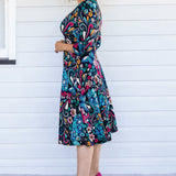 Cleo Dress in truly madly navy